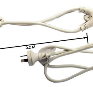Y EXTENSION POWER LEAD WHITE