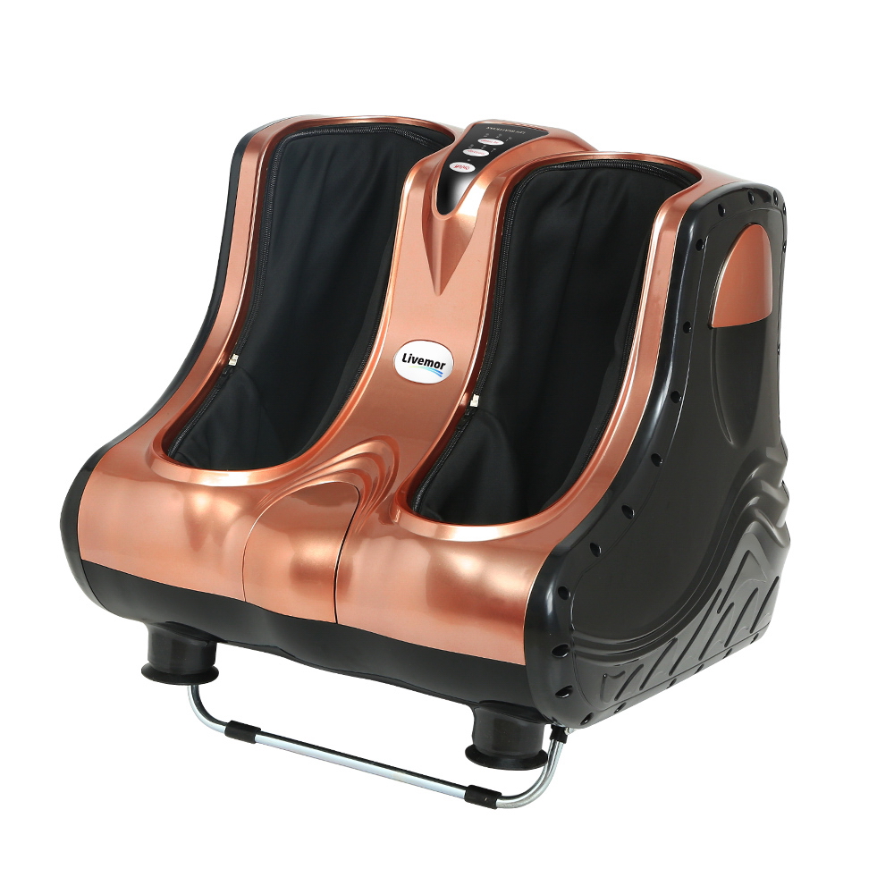 Livemor 3d Foot Massager Shiatsu Machine Ankle Calf Leg Kneading Timer Rose Gold Quickshop 