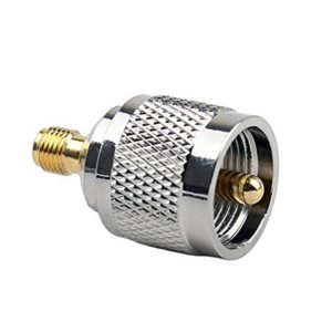 UHF Male PL259 to SMA Female Antenna Connector Adapter