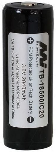 3.7V 2040mAh Li-ion Rechargeable Batteries